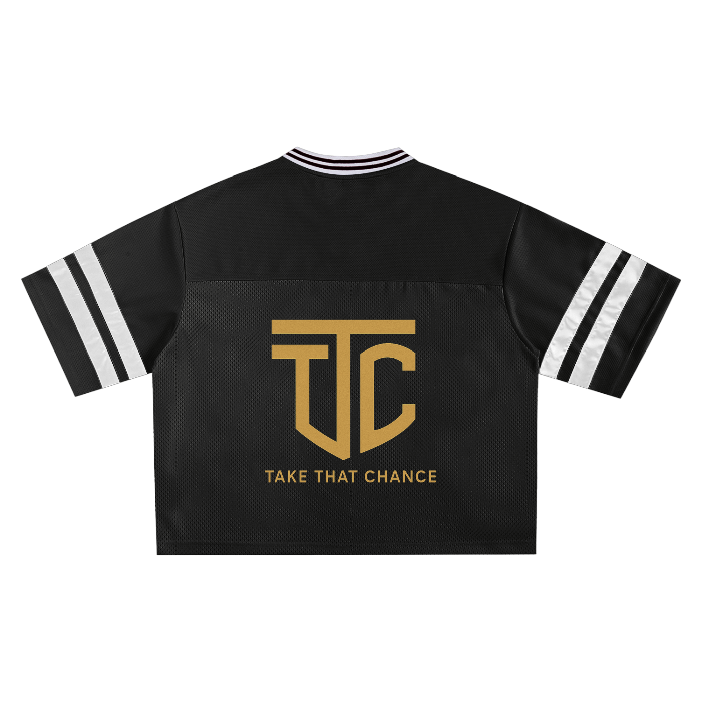 Taped Mesh Boxy T-shirt