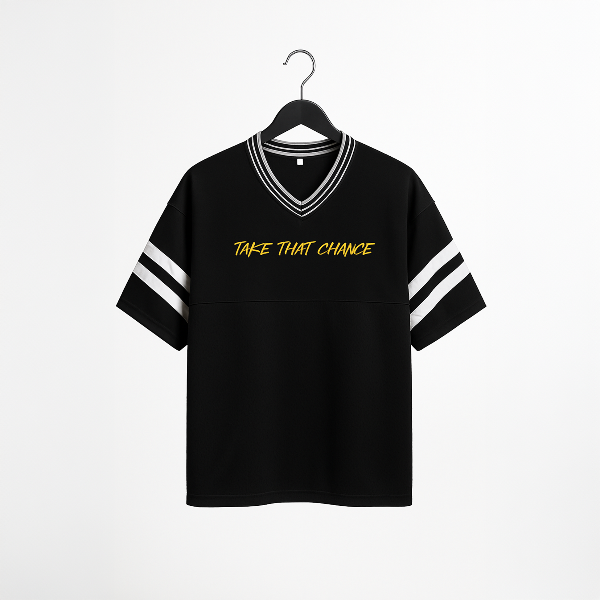 Taped Mesh Boxy T-shirt
